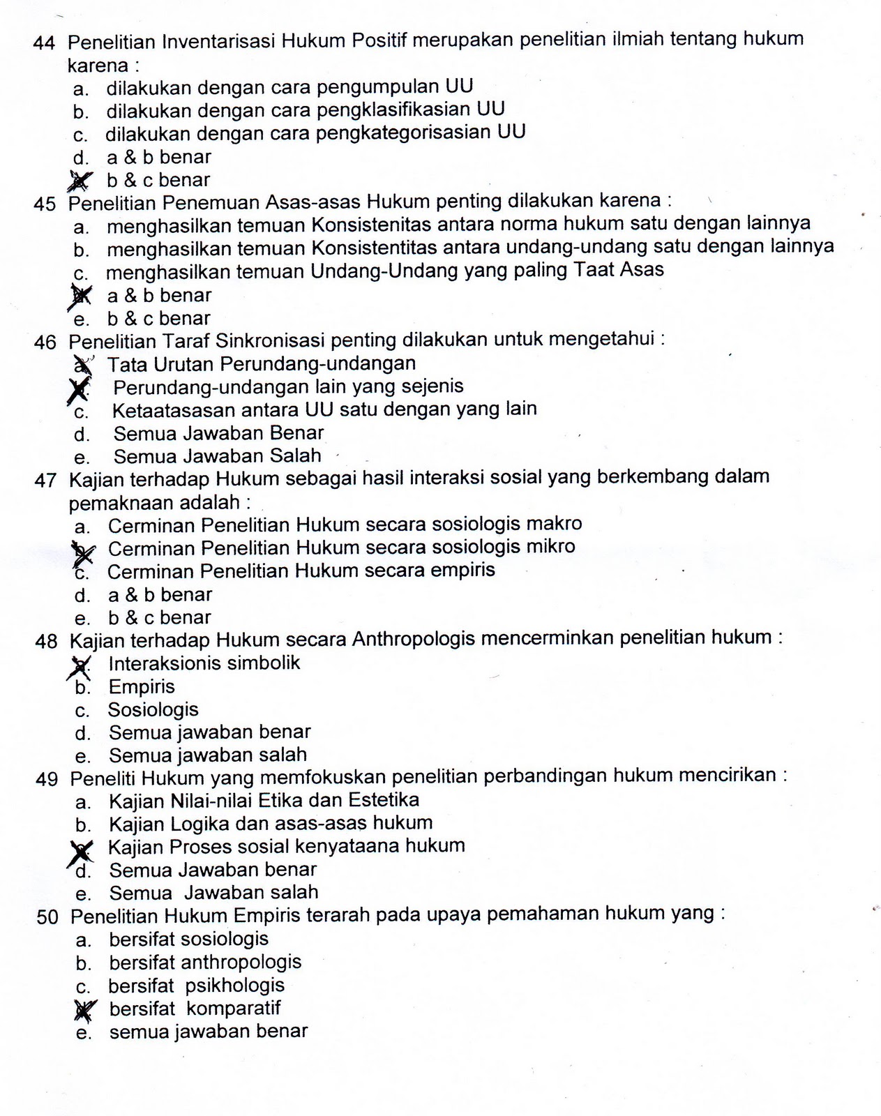 SOAL DAN JAWABAN UAS MPH Kelas Reguler A 9 Januari 2012