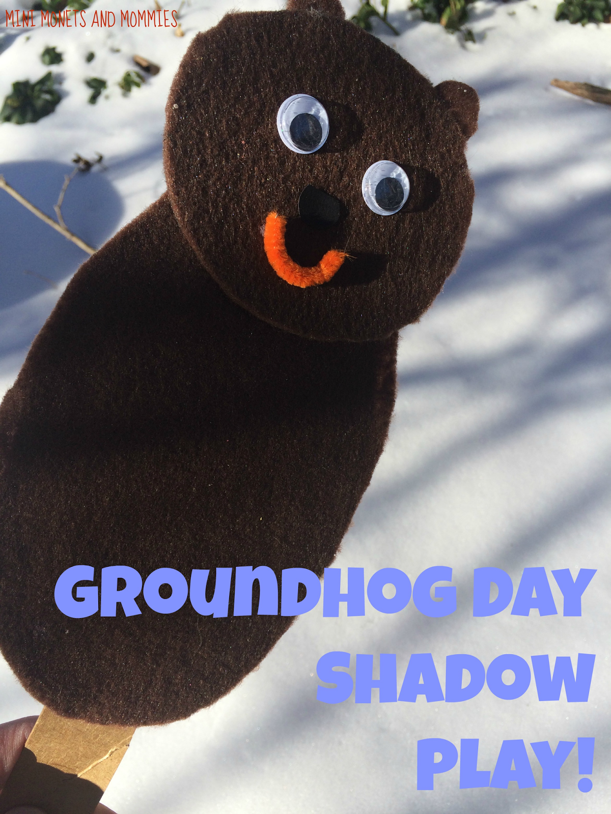 groundhog day shadow mini monets and mommies groundhog day shadow puppets groundhog day shadow mini monets and mommies groundhog day shadow puppets