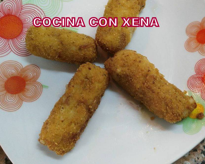 COCINA CON XENA CROQUETAS DE POLLO Y JAMÓN EN OLLAS GM E, F Y D ( paso