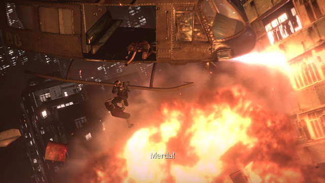 Apesar de algumas falhas, explosões e tomadas cinematográficas mostram a ambição visual de Resident Evil 6