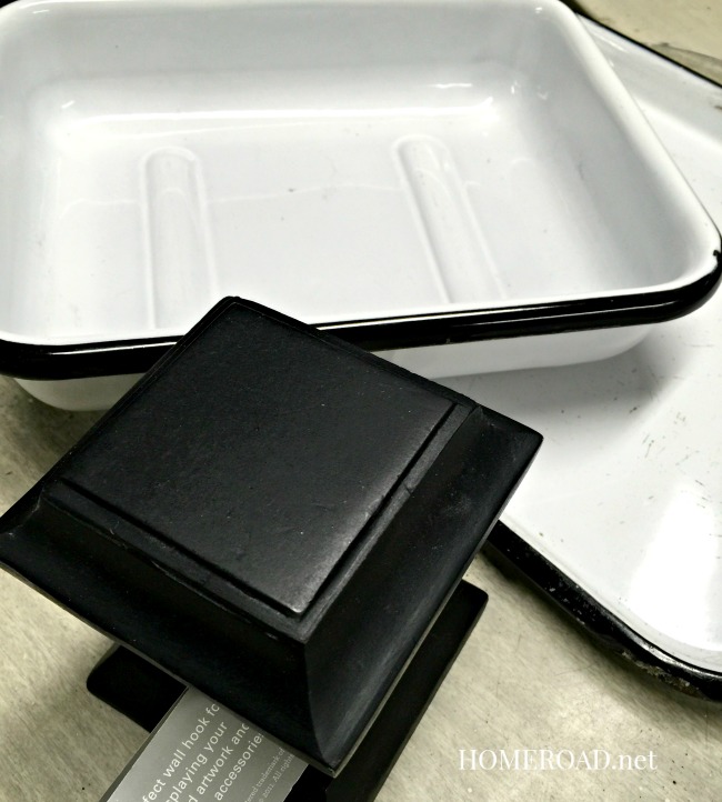 Enamelware Rectangular Tiered Tray Homeroad