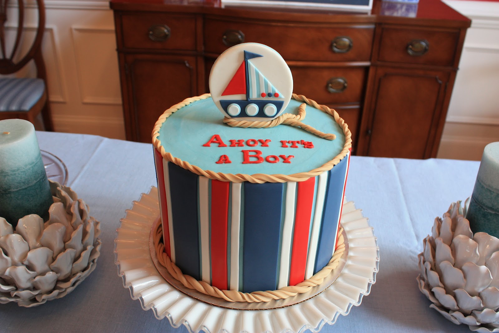 Southern Bourbon Mountains Ahoy its a Boy Baby Shower!