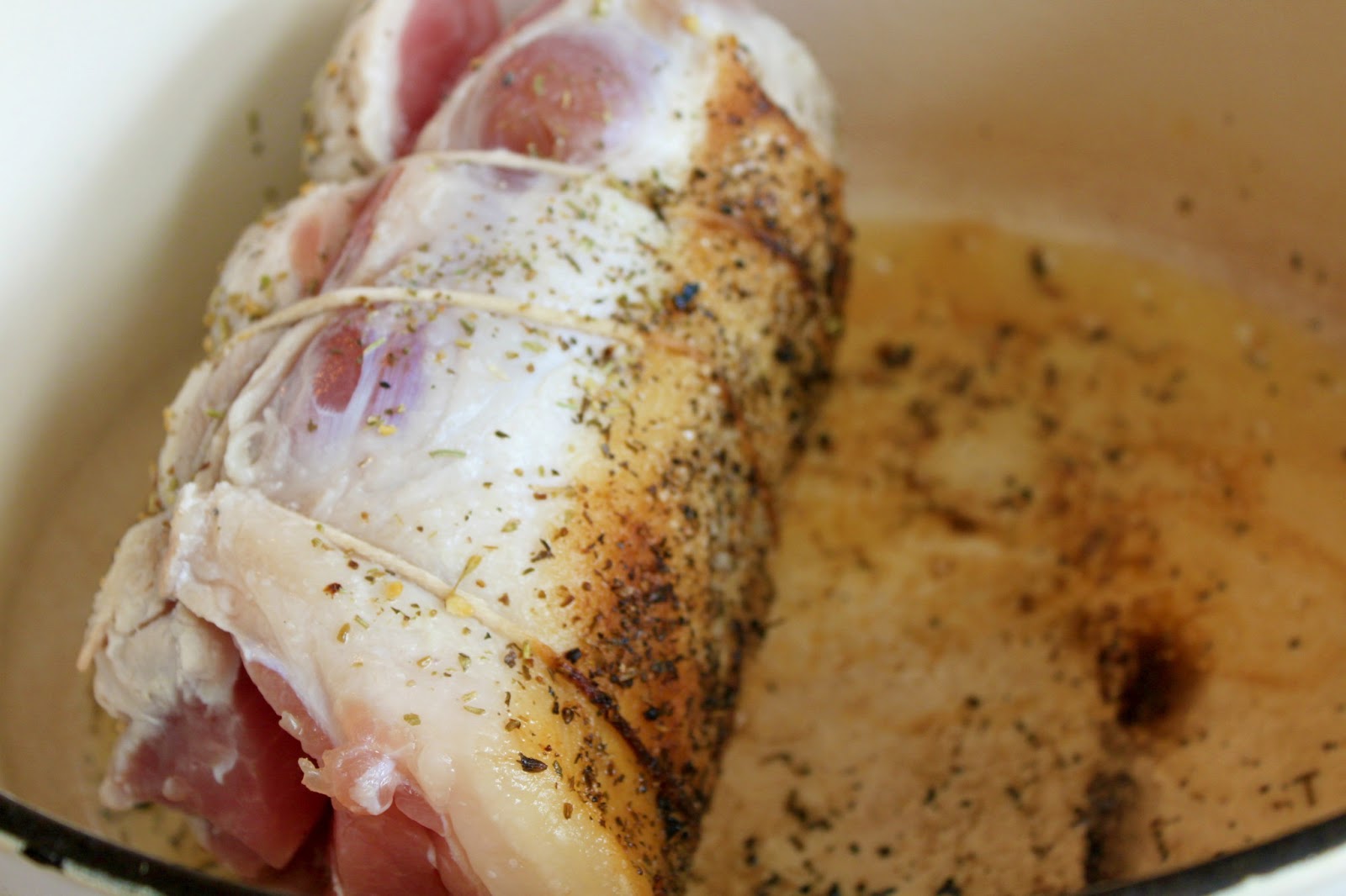 FrenchStyle PotRoasted Pork Loin (Enchaud Perigordine)