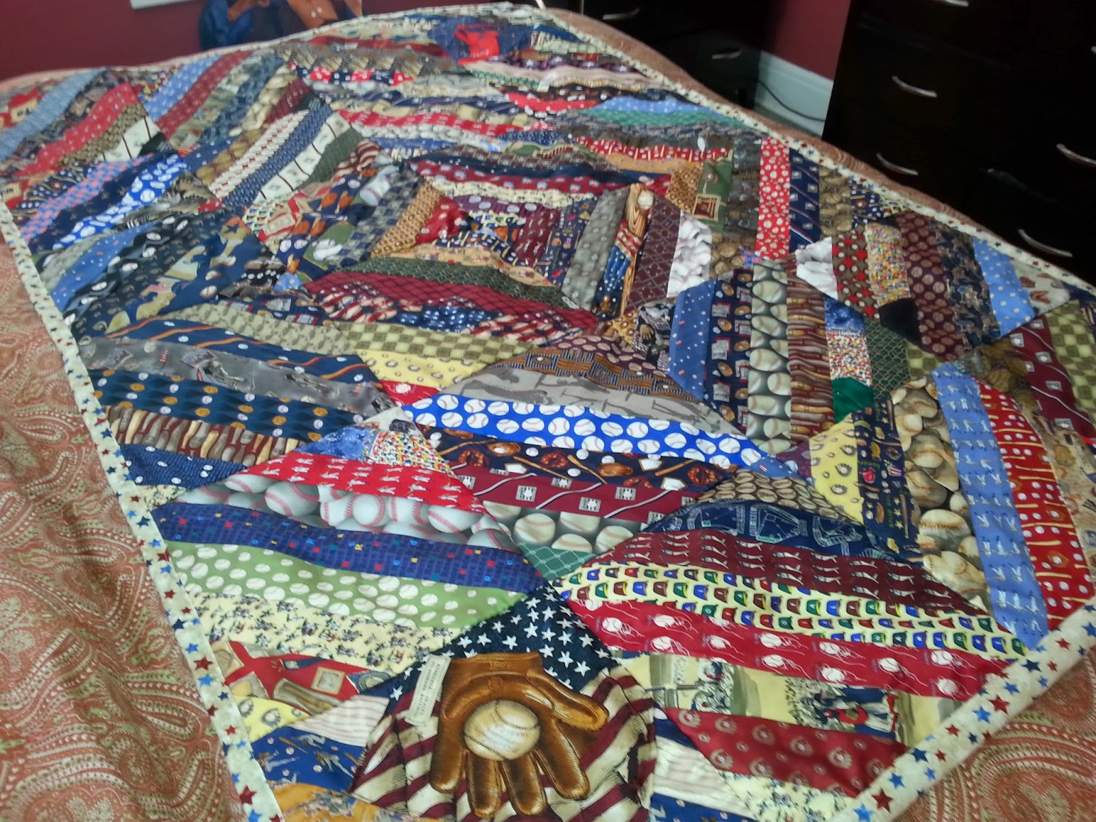 ...quilts by kate...necktie ™ Robert's Necktie Quilt