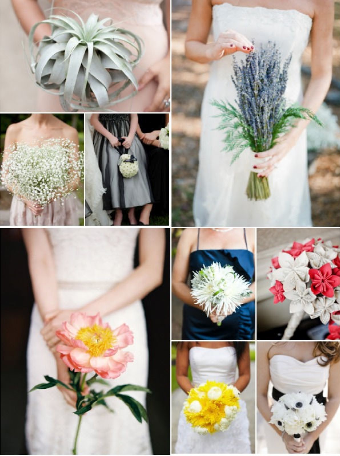 EventSpiration Unique bridal bouquets