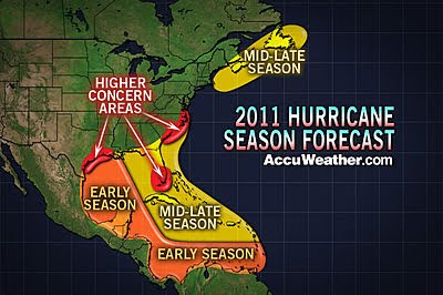 Hurricane Season Map