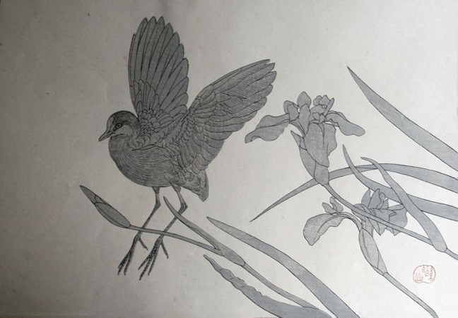 The work is called Rakusan Flower and Bird Print Series and became so 