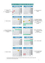 Calendario escolar 2019/2020