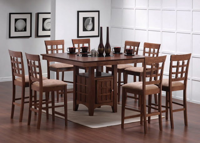 Coaster Dining Room Table and Chairs Set Photo