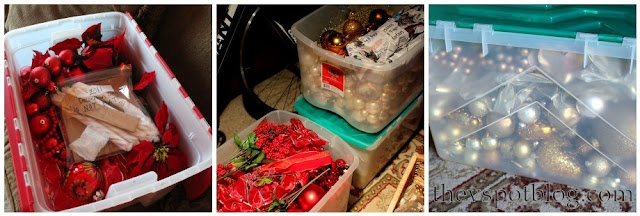 Easy ways to organize your Christmas decor and be ready for next year.