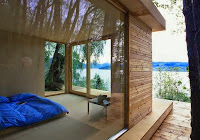 Modern Wraparound Roof Lake House Design by Saunders Architecture Modern Wraparound Roof Lake House Design by Saunders Architecture