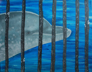 дельфин за решёткой