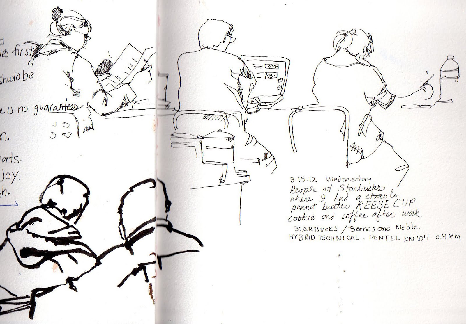 Barnes And Noble Starbucks San Diego Ca Urban Sketchers