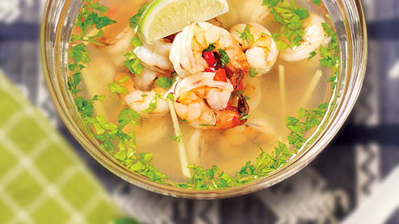 Sour and Spicy Shrimp Soup Recipe