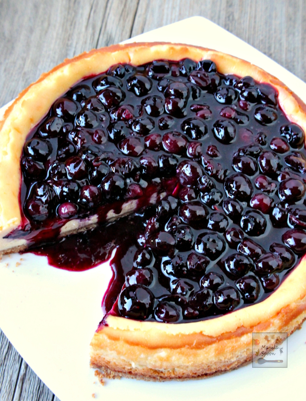 Yummy Blueberry Cheesecake | Manila Spoon