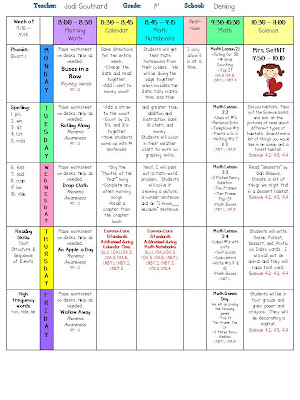 Lesson Plans - Fun in First Grade
