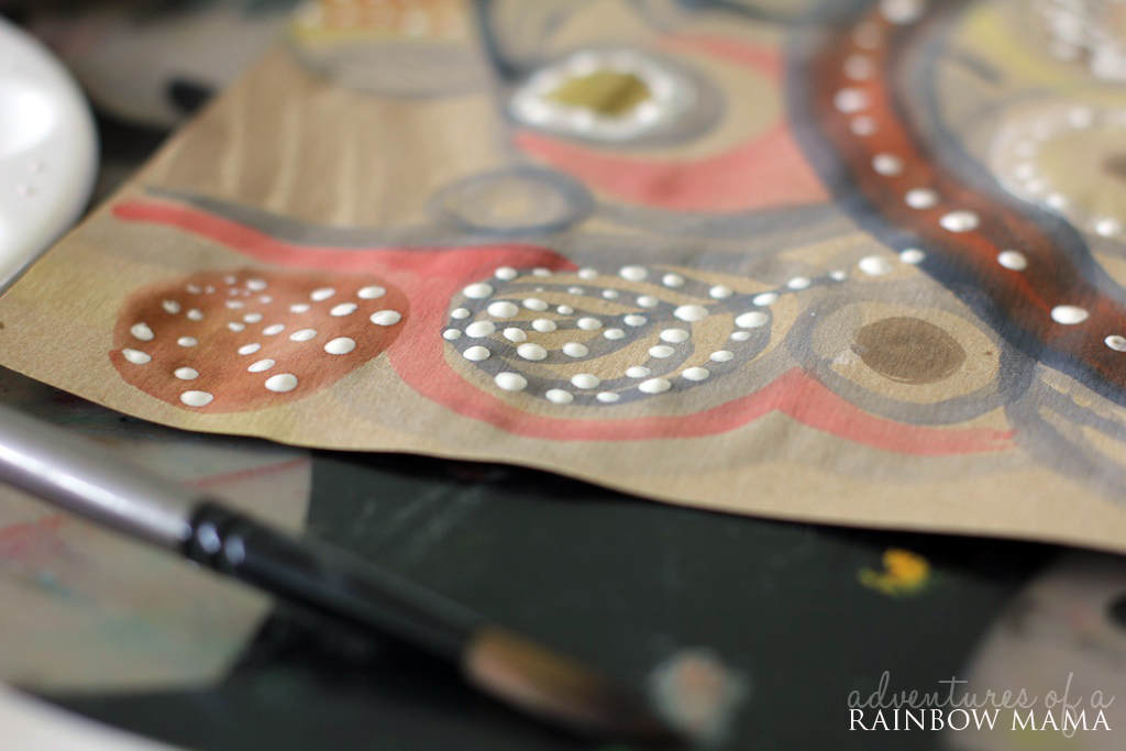 Aboriginal inspired art