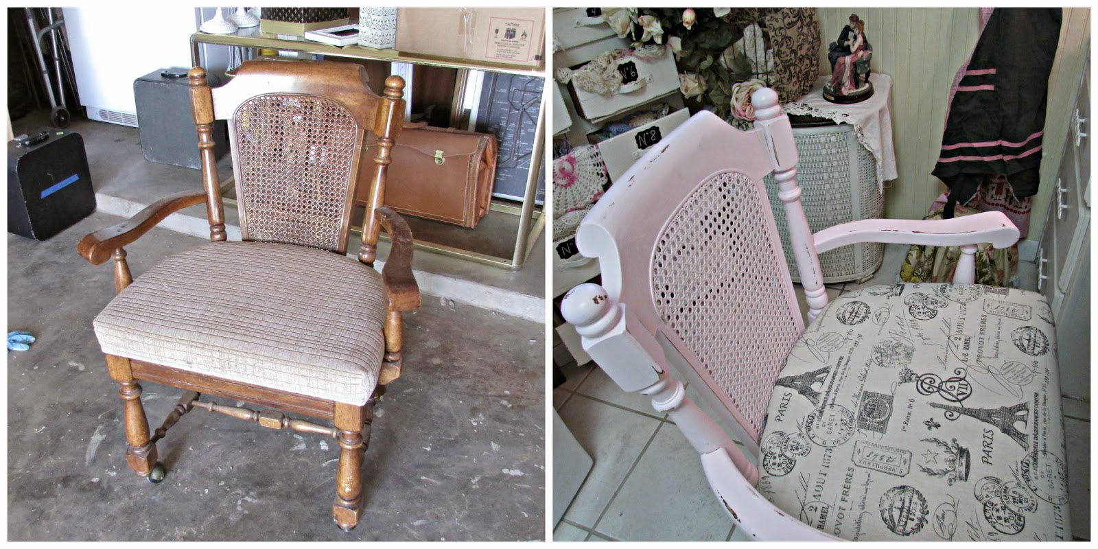 Penny's Vintage Home New Chair for the Laundry Room