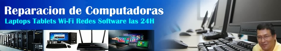 Reparacion de Computadoras Laptops Tablets Las 24H en Lima