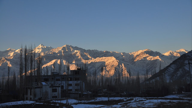 Leh Ladakh Himalayas mountians flight winters