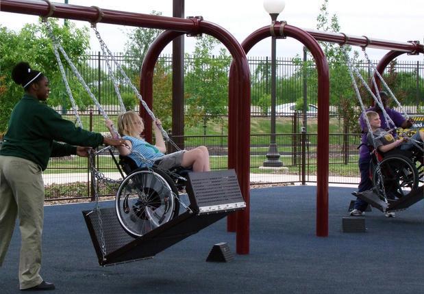 Ideas And Decor Swing For The Handicapped