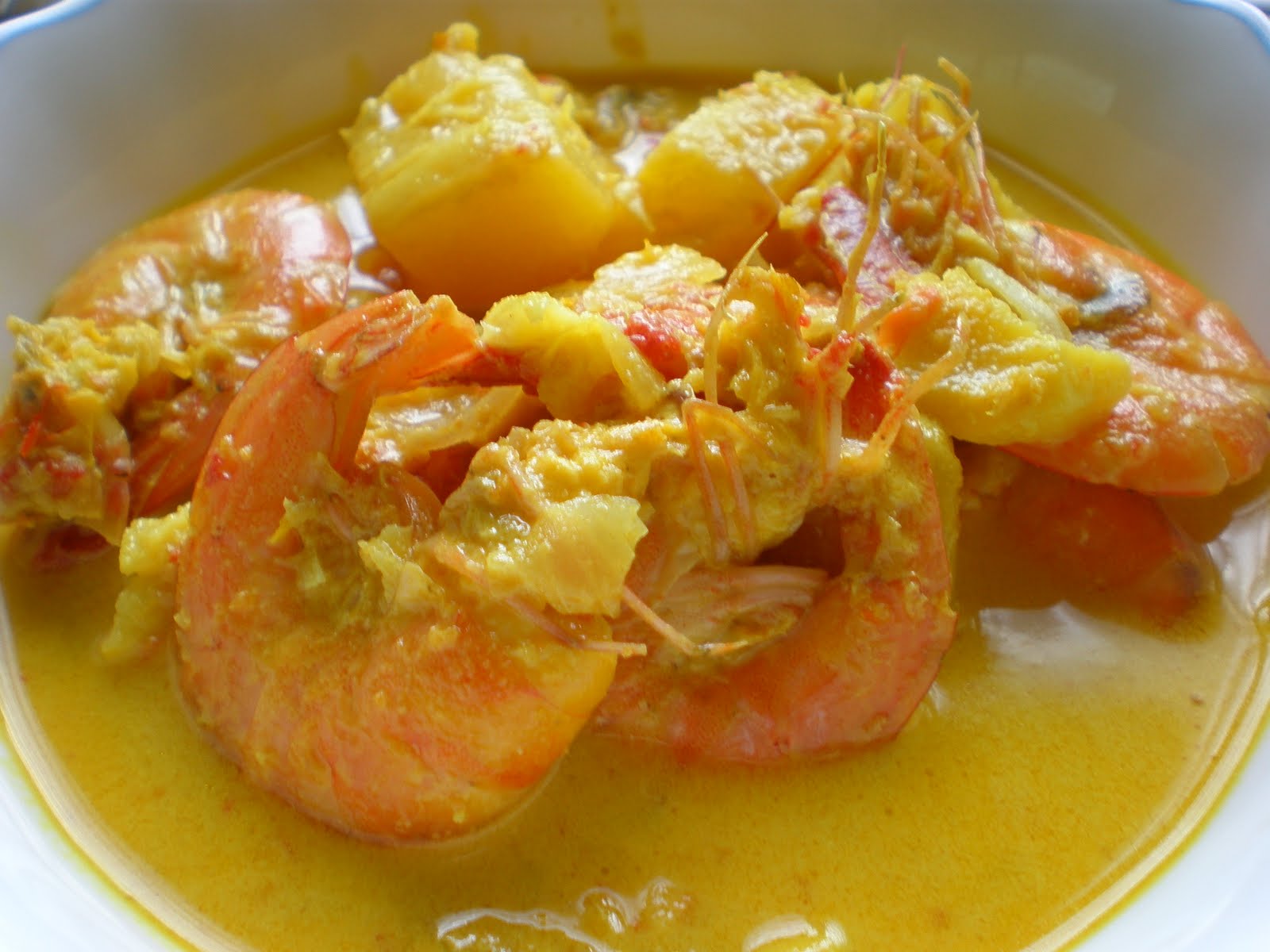 INTANBLING gulai lemak udang + nenas