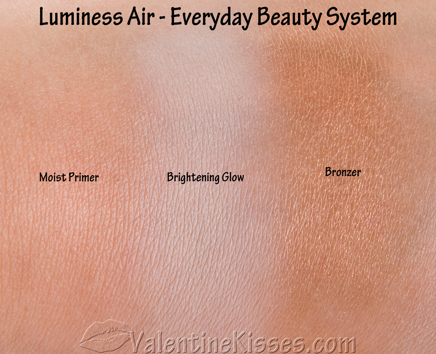 Valentine Kisses: Luminess Air - Everyday Beauty System: pics, swatches