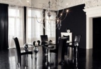Comedor en blanco y negro - Ideas y Decoración