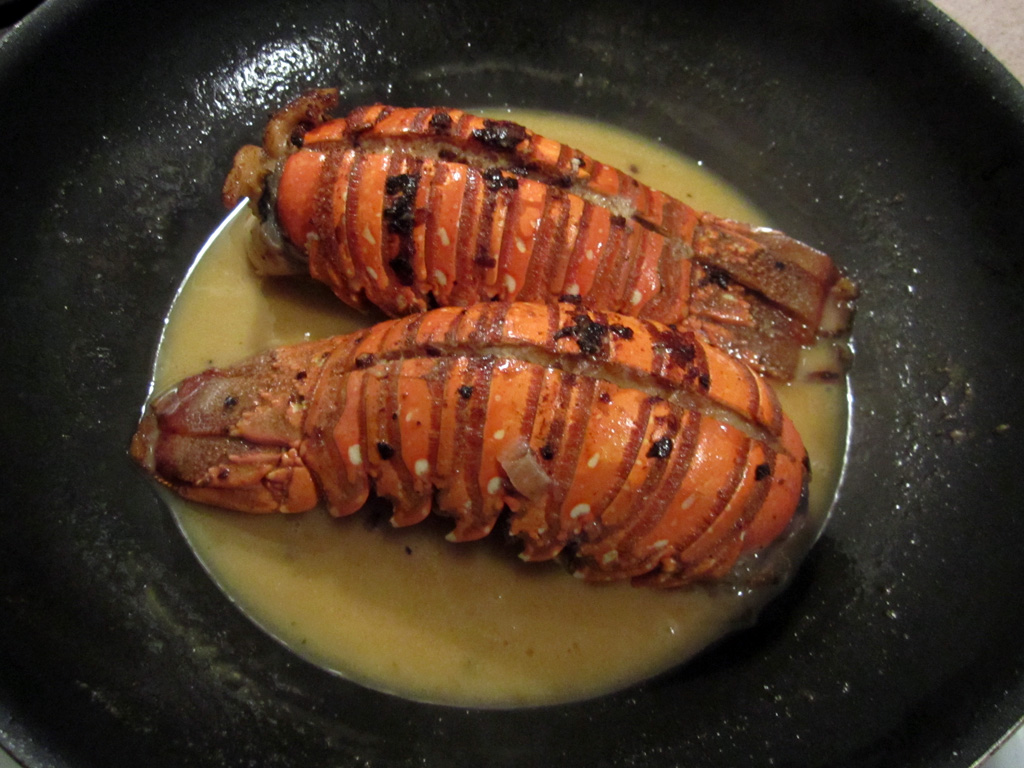 I Cook For Sexy Time Lobster Tail with Creamy White Wine Sauce