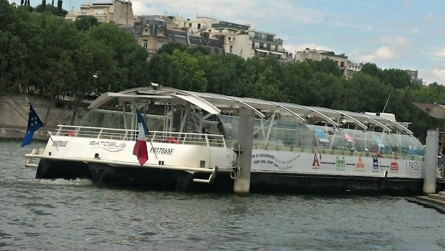 Great way to get around Paris, on the Batobus