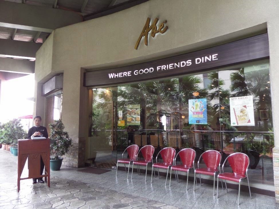 Abè Where Good Friends Dine on Great Pinoy Food Philippine Flight