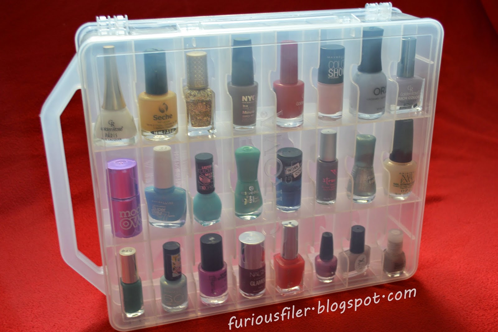Practical ideas nail polish storage FURIOUS FILER