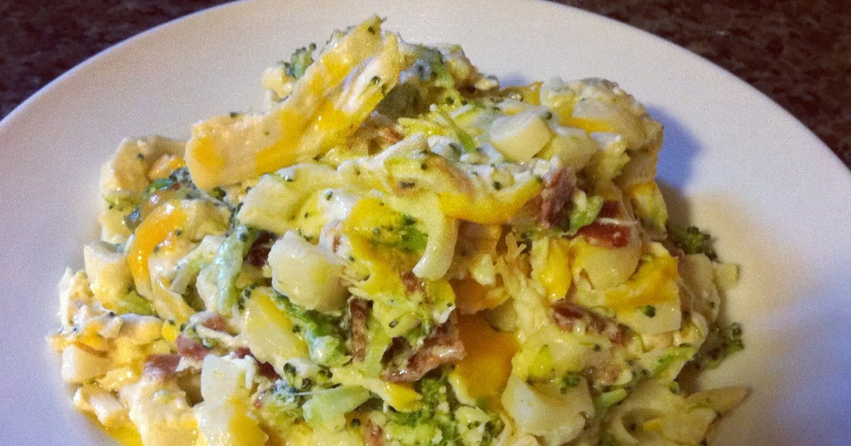 What Would Janessa Do? Chicken Bacon Broccoli "Mac" n Cheese"