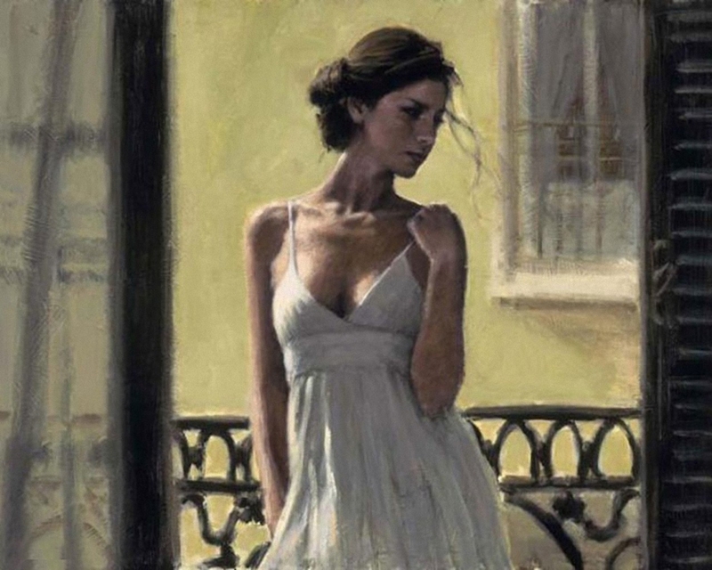 Fabian Perez 1967 ~ pintor argentino figurativo | Reflexiones de un sueño