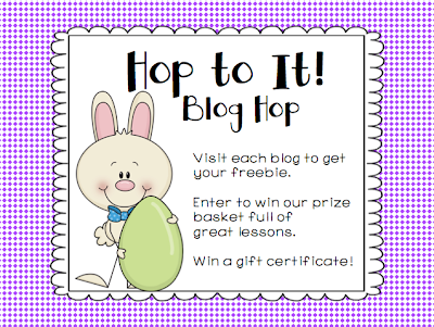 March 15 - 17 you have a chance to win a basket full of lesson plans and/or a gift certificate. http://teach123-school.blogspot.com/