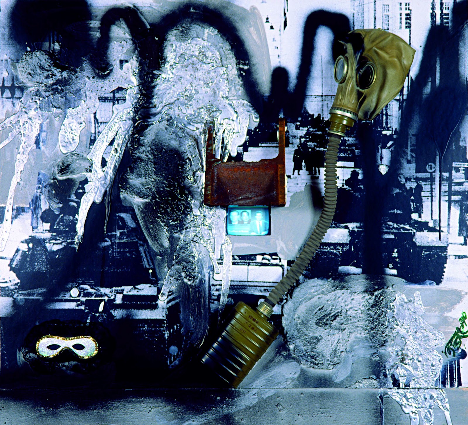 Wolf Vostell Der Fall Der Berliner Mauer 1989 1991 Auswahl