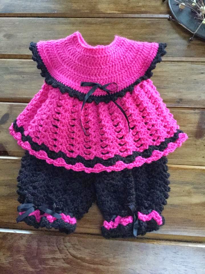 Northern Girl Stamper's Corner of Creativity BABY CROCHET PINAFORE