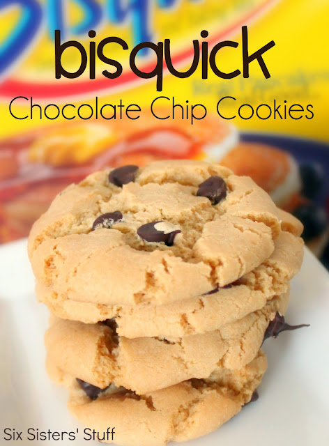 Bisquick Chocolate Chip Cookies Recipe/Six Sisters' Stuff | Six Sisters