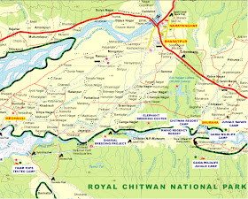 map of chitwan 