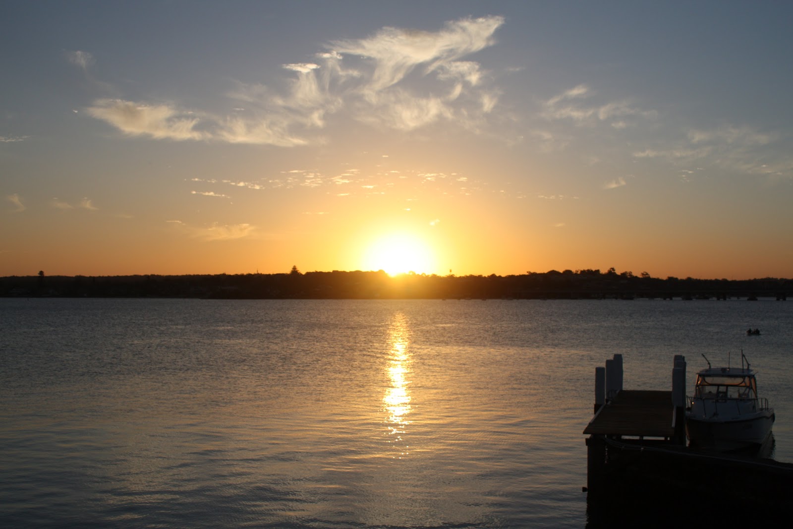 Sydney City and Suburbs Sylvania, River, sunset