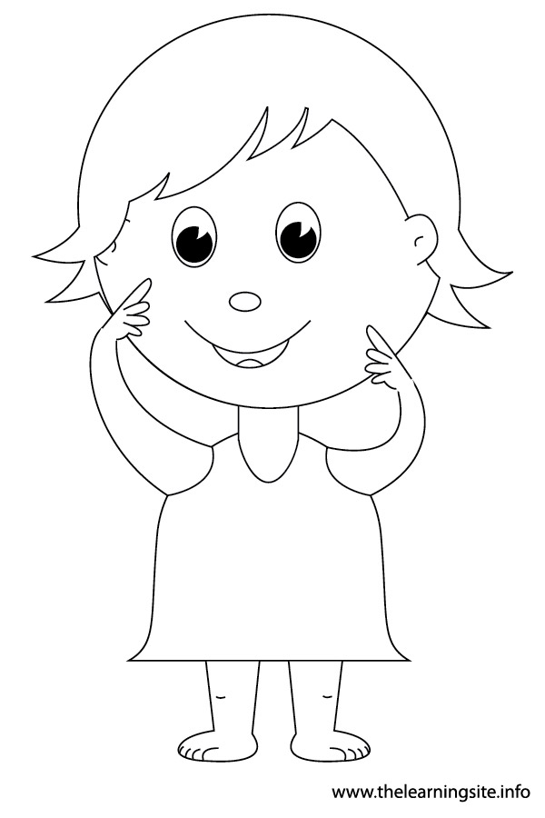 Body Outline Coloring Page