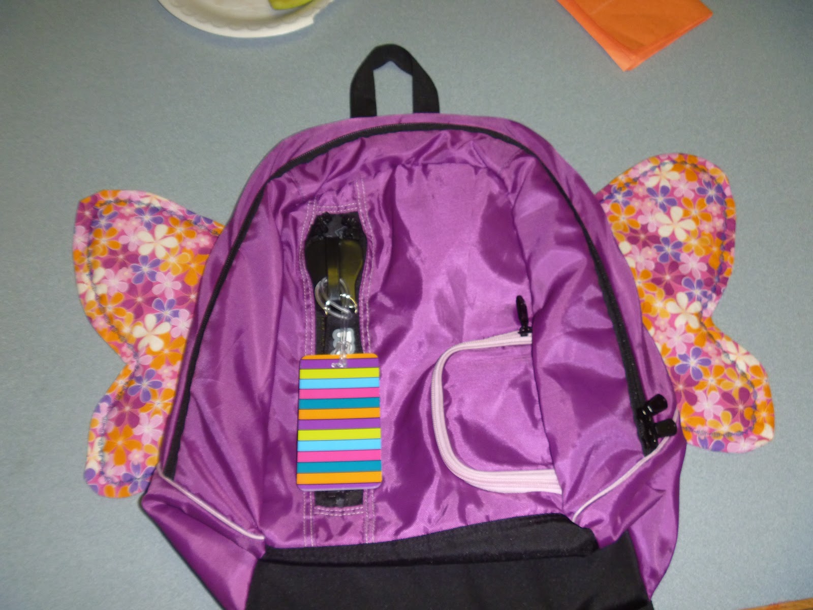 Confessions of a NotSoPerfect Mommy Backpack Makeover A Butterfly