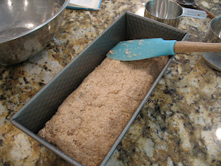 Quick yeast bread in bread loaf pan