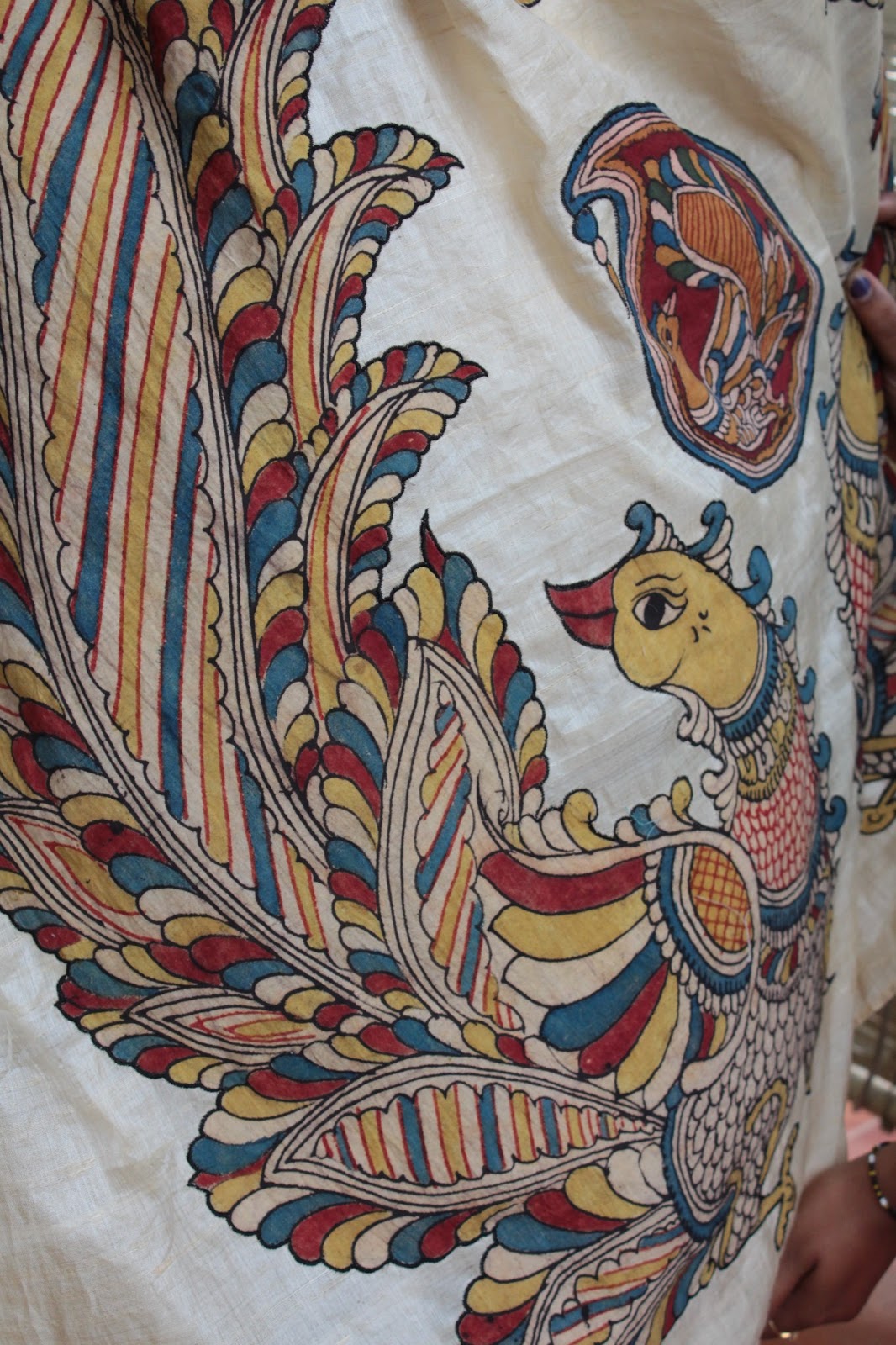 STHAVI Celebrating beauty Kalamkari The traditional art of pen painting!