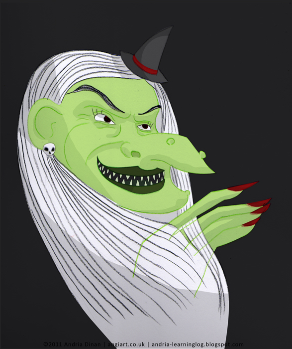 Wicked Witch Illustration