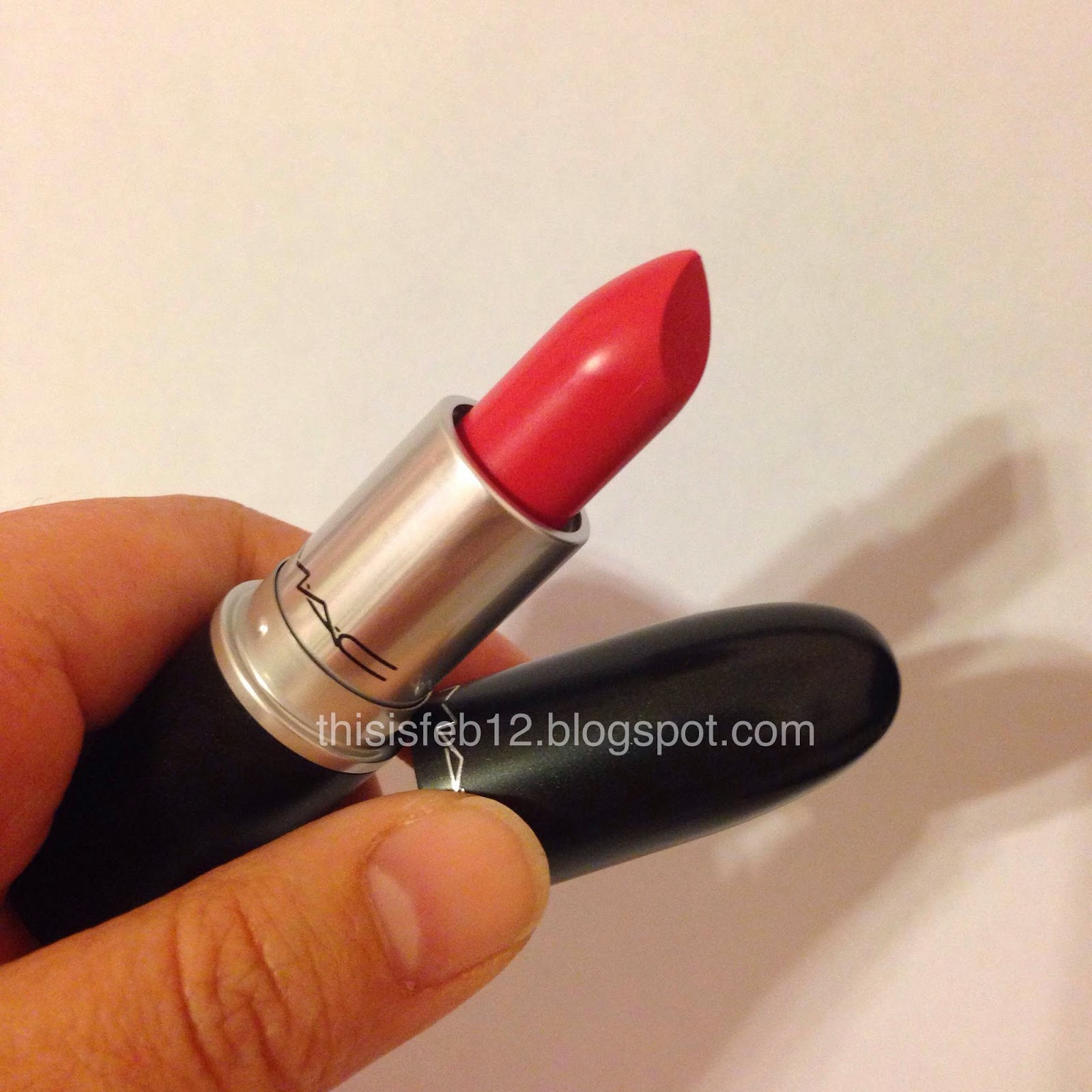 THISISFEB12 Review MAC Dazzleglass in Steppin' Out and MAC Lipstick