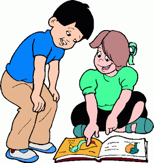 Children Reading a book