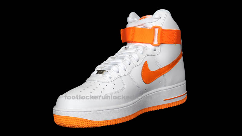 Nike Air Force 1 White And Orange Nike Air Force 1 White And Orange