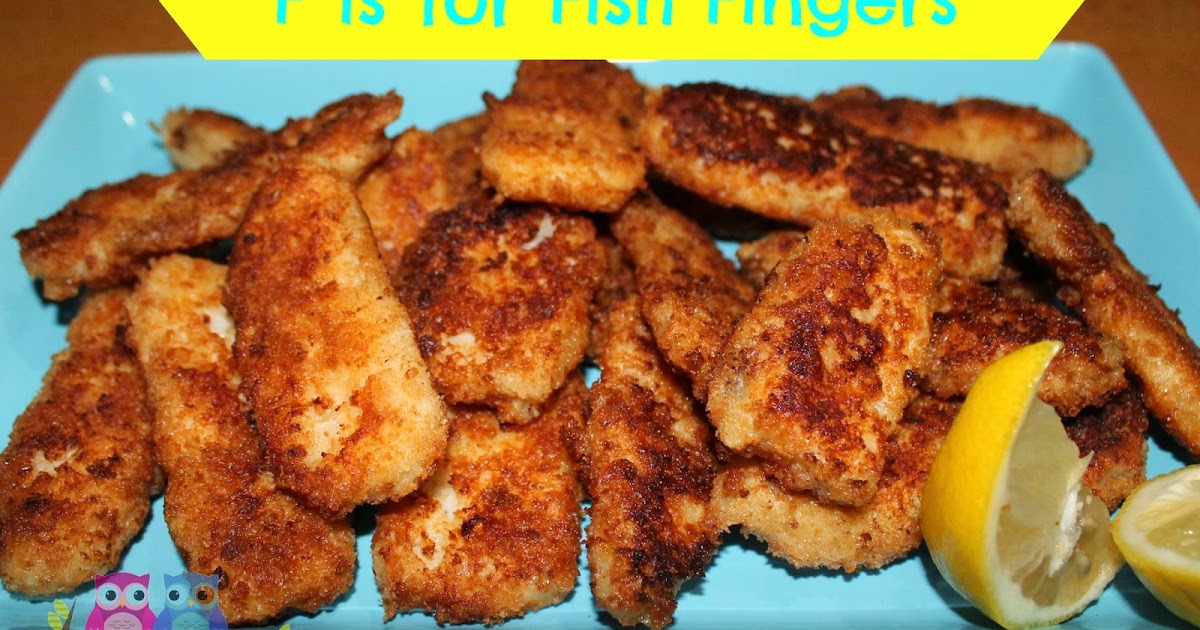 threefootcooks F is for Fish Fingers for The Kids Cook Monday