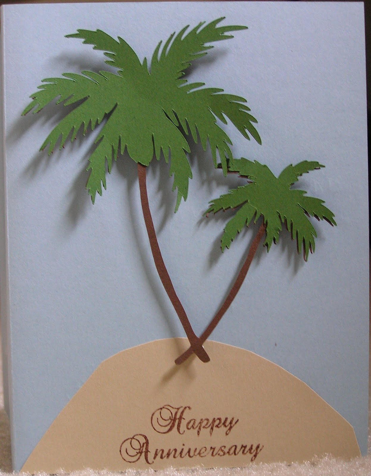 Karen S Cricut Creations Anniversary Card